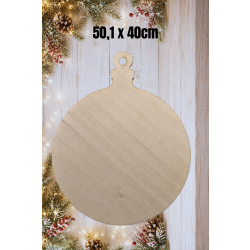 Bombka klasyczna 40cm (50,1cm), bombka 40cm, sklejka 3mm